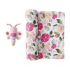 Mud Pie Swaddle and Rattle Set, Floral