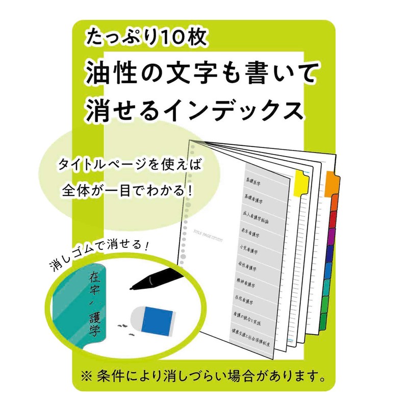Maruman F584-98 Loose Leaf Binder, A4, Session, 30 Holes, Clear