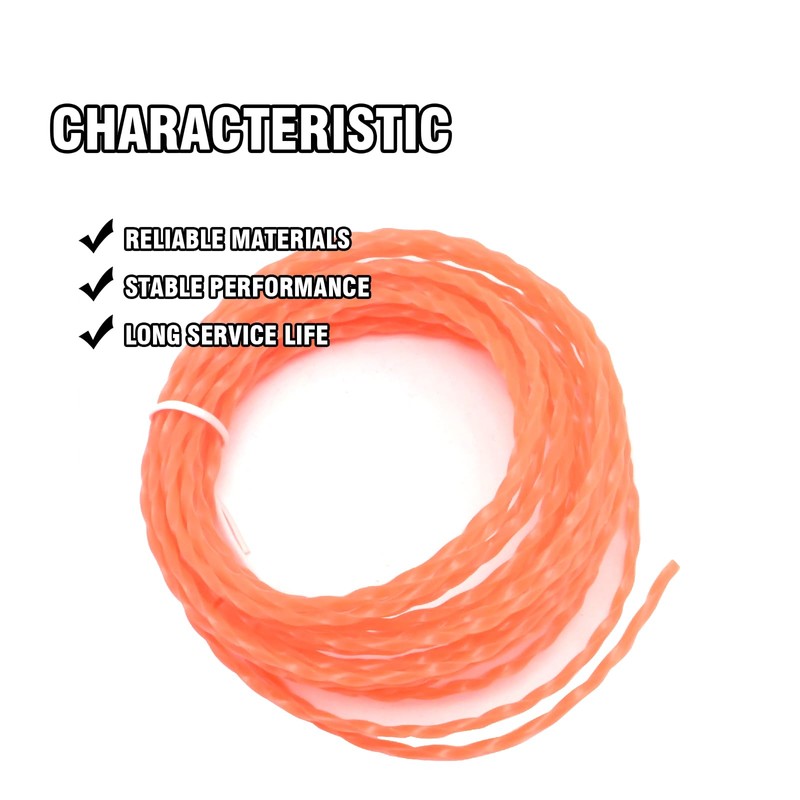 laffoonparts 15 Pcs AL2420P Twisted Trimmer Line,Replacement for EGO Power+