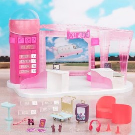 Our Generation Lori Dolls Jetset Airways Airport for 6-inch Dolls Working Baggage Carousel