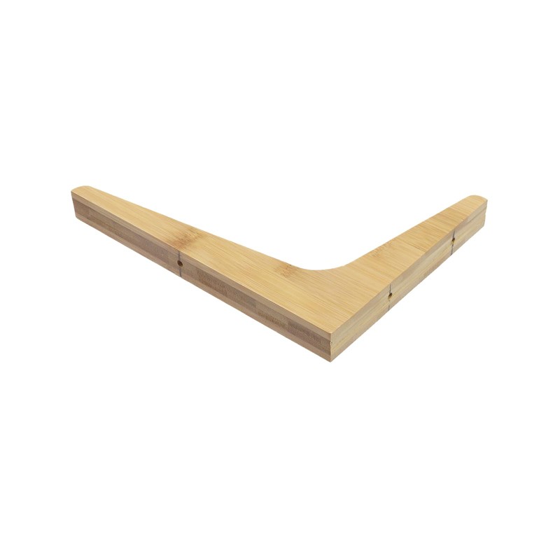 Antrader 2PCS Wooden Shelf Brackets,Solid Wall Mount Wood Shelf Bracket,Wood