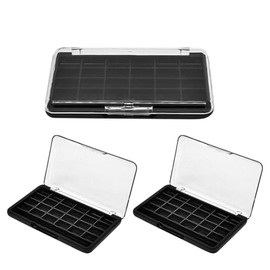 FOMIYES Bandejas Vacias Caja De 3 Piezas Bandeja De Porciones Bandeja De Bricolaje De Sombra De Ojos Bandeja Organizadora De Cosméticos Relleno Viajar Caja De Pintura Abdominales