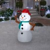 Gemmy Airblown Woodsy SNOWMAN holiday Inflatable 3.5 ft Christmas New