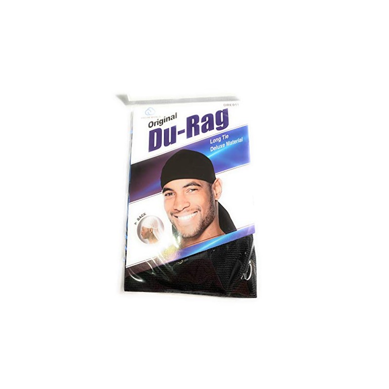 Dream Du-Rag Black (Pack of 1)