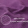LEIAOLY 100% Cotton Waffle Weave Kitchen Dish Cloths, Ultra Soft