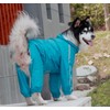 Leowow Dog Raincoat, 4 Legs Large Dog Rain Jacket with