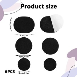 Huybaa Schuh Reparatur Patch Set, 4 Stück, Transparent, für Sneaker und Schuhe