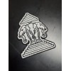 Unbranded 3 Headed Elephant Embroidered Patch - Southeast Asian -