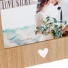 Our Love Story Wooden 6x4 Photo Frame with Heart and