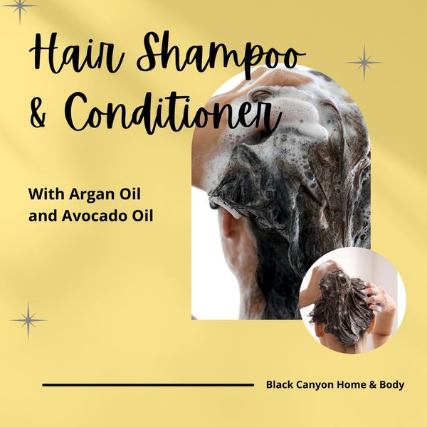 Adrielle Essentials Simply Sinful Scented Biotin Hair Shampoo and Conditioner