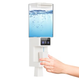 Automatic Mouthwash Dispenser – 700ML Touchless, Wall-Mount or Countertop, 3 Dispense Settings, Magnetic Cups, USB Rechargeable for Bathroom Use