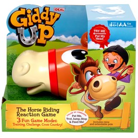 IDEAL | Giddy Up: The horse riding reaction game!| Kids Games | For 1+ Players | Ages 4+
