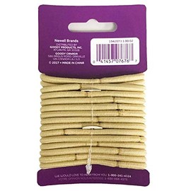 Goody Ouchless Braided Elastics, 4 mm, Blonde, 15 Count