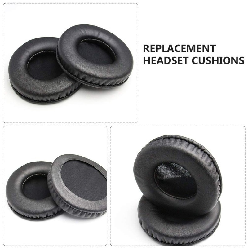 Uonlytech Headphone Ear Cushions Round Headset Ear Pads Earmuffs Replacement