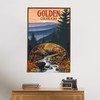 Lantern Press 24x36 Inch Giclee Print, Golden, Colorado, Waterfall and