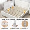 UNAPHO Bed Rail for Toddlers,Swing Down Kids Bed Rails Guard