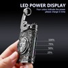 BABOBIU Electric Lighter Rechargeable Lighter Rocker Arm Lighter Windproof Flameless