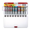 Vessel SL209PS Rigid Forged Semi Long Socket Set of 9