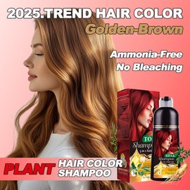 toae blonde brown hair color shampoo,Can cover gray hairs,Herbal Ingredients Natural Shampoo,Contains Ginseng Extract,Natural Haircoloring, Salon No Bleaching Haircare - Color: Gary（silver）