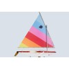 LK Wooden Sunfish Model Sailboat Decoration 16"-2