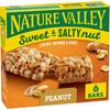 Nature Valley Sweet and Salty Nut Granola Bars, Peanut, 6
