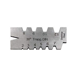PAULIMOT Trapezoidal Threaded Steel Gauge DIN 103, 30°, 2-12 mm