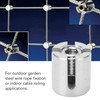 Cross Cable Clips, 10 Pieces Cross Wire Rope Clip Stainless