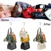 Lyellfe 3 Pack Purse Hanger for Closet, 360°Rotatable Handbag Tote
