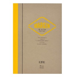 IPPINKA Japanese Notebook, Exceptional Paper, Great for Fountain Pens, Made in Japan, A5, Yellow, Grid