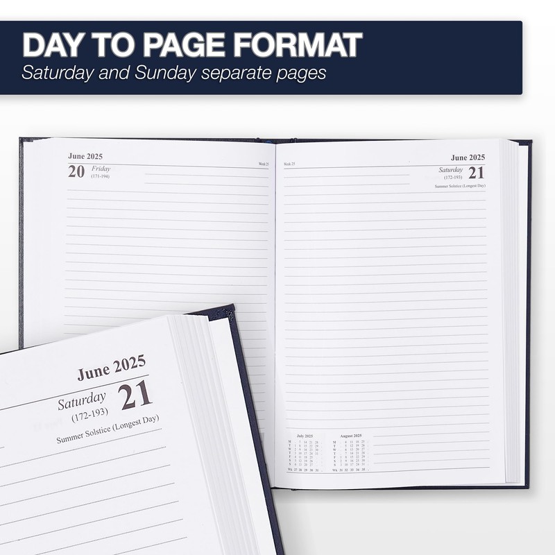 Morgan's Direct 2025 Early Edition A5 Diary Day Per Page