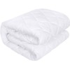 A ATH Collection Poly-Cotton Quilted Mattress Protector Cotton Fabric Pad