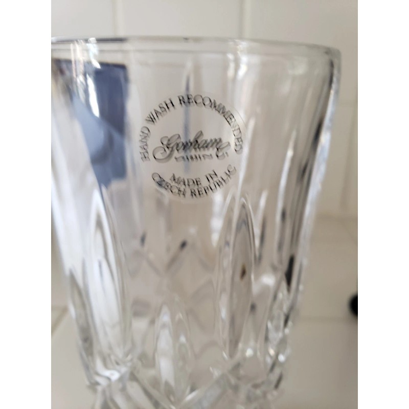 Gorham Crystal Lady Anne Crystal Cut Glass 6" Highball New