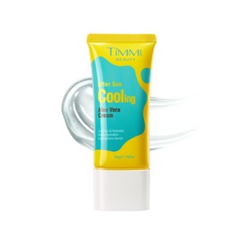 After Sun Crema Facial y Corporal con Aloe Vera, Efecto Refrescante y Calmante, Hidrata y Alivia Quemaduras Solares y Enrojecimiento