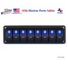 SPA-8G-B 8 Gang Toggle Rocker ON OFF Switch Panel Dash