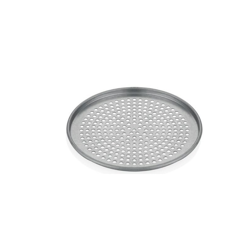 Nobel 30 cm Perforated Aluminium Pizza Tray,Pan Robust 1 mm