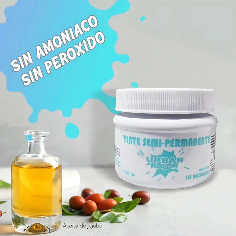 Tintes Fantasia Para Cabello Semipermanente Sin Amoniaco Tono Natural