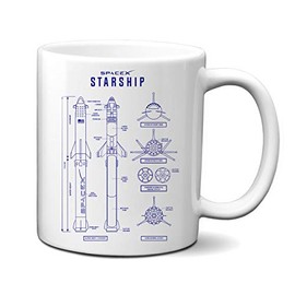 Starship Blueprint 11oz Mug