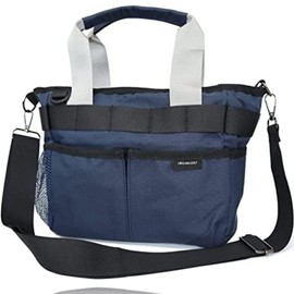 LINOLUNA Round Bag, Shoulder Strap Included, Waterproof, Round Tote, Cart Bag, Golf Pouch, Golf Bag, Round Pouch, Men's, Women's (Navy)