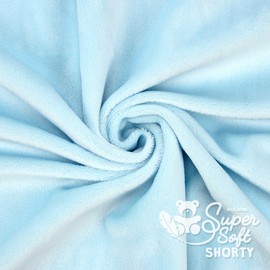 Kullaloo micro-fibre plush fabric Shorty, available in many colours, 1.5 mm pile length, EN71-3 and EN 71-9 certified.