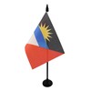 Antigua and Barbuda Table Flag 4'' x 6'' - Antiguan