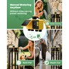 4 Zone Solar WiFi Sprinkler Timer, Smart Water Timer for