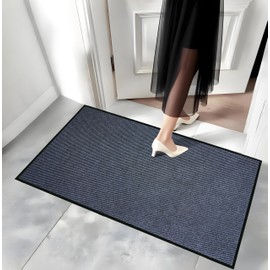 Heavy Duty Doormat for High Traffic Entryways,36x60inch All Weather Indoor/Outdoor Commercial Grade Mat with Ultra Grip PVC Backing, Low Profile Non Slip Welcome Mat for Patio,Entry,Garage