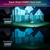 SANSI 2 Pack 1600W equiv. LED Flood Lights RGB Mutilcolor