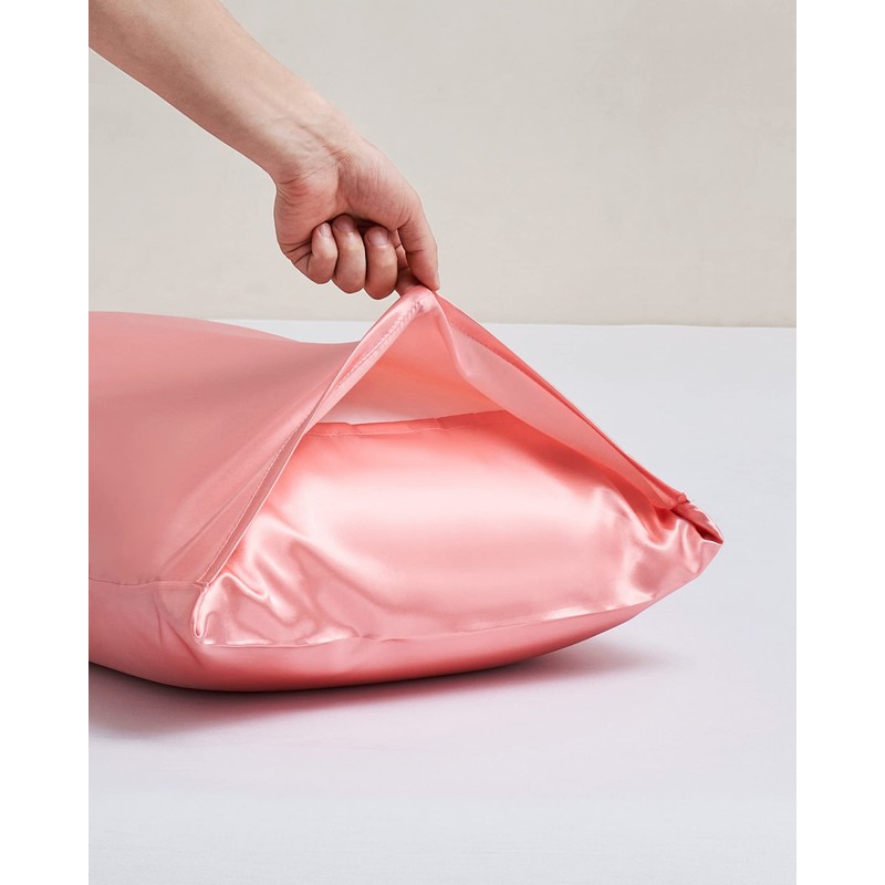 Satin Pillow cases 2 Pack Pillowcase for Hair and Skin