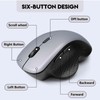 UrbanX Silent Wireless Mouse Bluetooth & 2.4Ghz, Rechargeable, Ergonomic Compatible