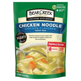 Bear Creek Chicken Noodle Soup Mix 8.4 Ounce Pack Of 6 Delicious Comfort Food