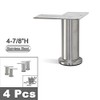 AKB Hardware Stainless Steel Straight Metal Sofa Legs, Furniture Legs,