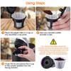 Reusable K Cups with Paper Filters Set, Including 4 Pack