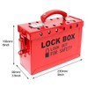 WISAMIC Group Lockout Tagout Lock Box: with 13 Slots Portable