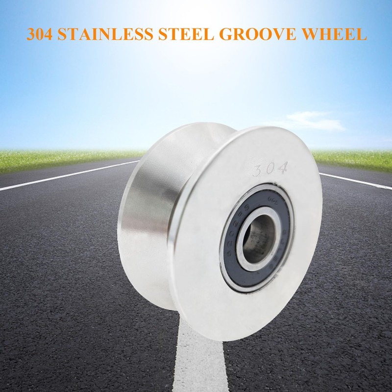 3in V Groove Wheel 304 Stainless Steel Rolling Gate Wheels
